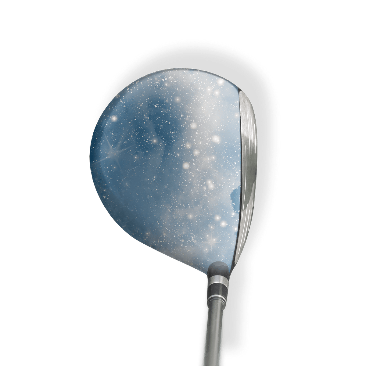Fairway Wood / Hybrid Left Handed Galaxy Light Blue Vinyl Wrap Skin