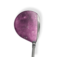 Fairway Wood / Hybrid Left Handed Galaxy Purple Nebula Vinyl Wrap Skin