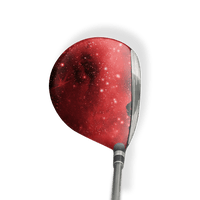 Fairway Wood / Hybrid Left Handed Galaxy Red Vinyl Wrap Skin