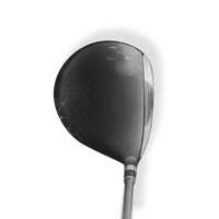 Fairway Wood / Hybrid Left Handed Hex Electric Black Vinyl Wrap Skin