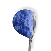 Fairway Wood / Hybrid Left Handed Kryptek Blue Vinyl Wrap Skin