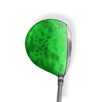 Fairway Wood / Hybrid Left Handed Kryptek Green Vinyl Wrap Skin
