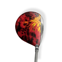 Fairway Wood / Hybrid Left Handed Kryptek Lava Vinyl Wrap Skin