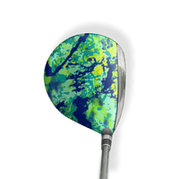 Fairway Wood / Hybrid Left Handed Kryptek Obskura MahiMahi Vinyl Wrap Skin