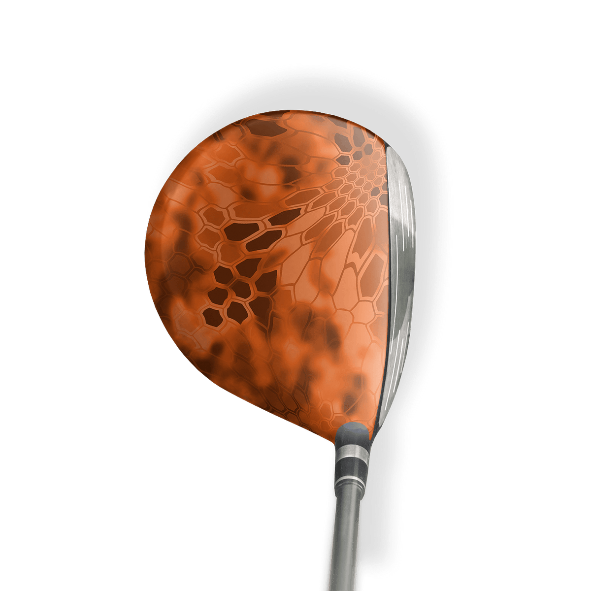 Fairway Wood / Hybrid Left Handed Kryptek Orange Vinyl Wrap Skin