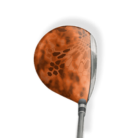 Fairway Wood / Hybrid Left Handed Kryptek Orange Vinyl Wrap Skin