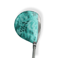 Fairway Wood / Hybrid Left Handed Kryptek Tiffany Blue Vinyl Wrap Skin
