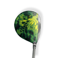 Fairway Wood / Hybrid Left Handed Kryptek Toxic Waste Vinyl Wrap Skin