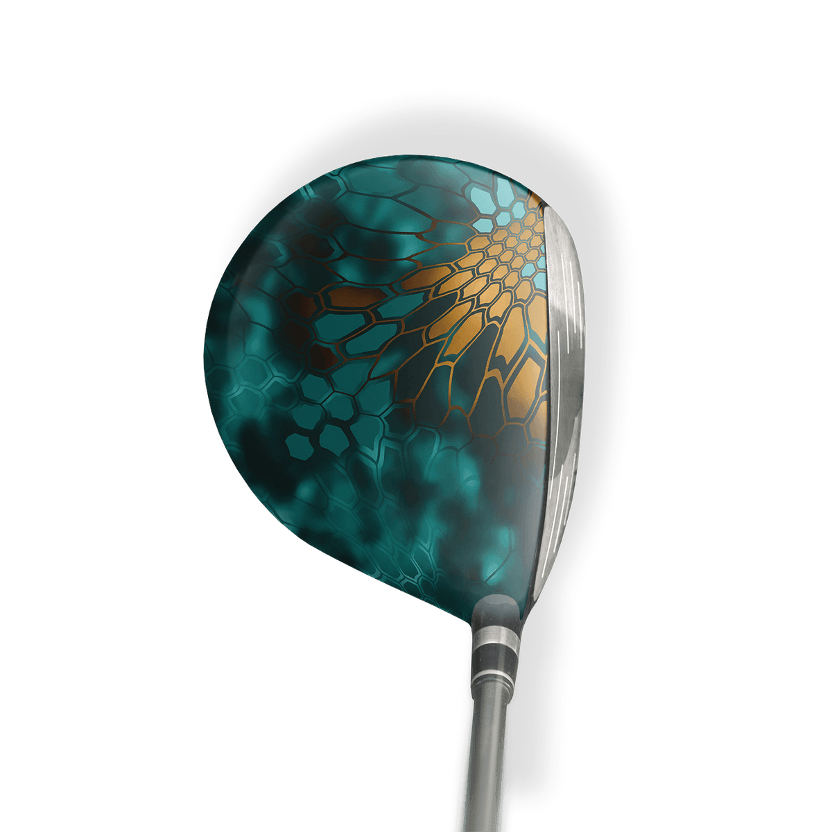 Fairway Wood / Hybrid Left Handed Kryptek Turquoise Vinyl Wrap Skin