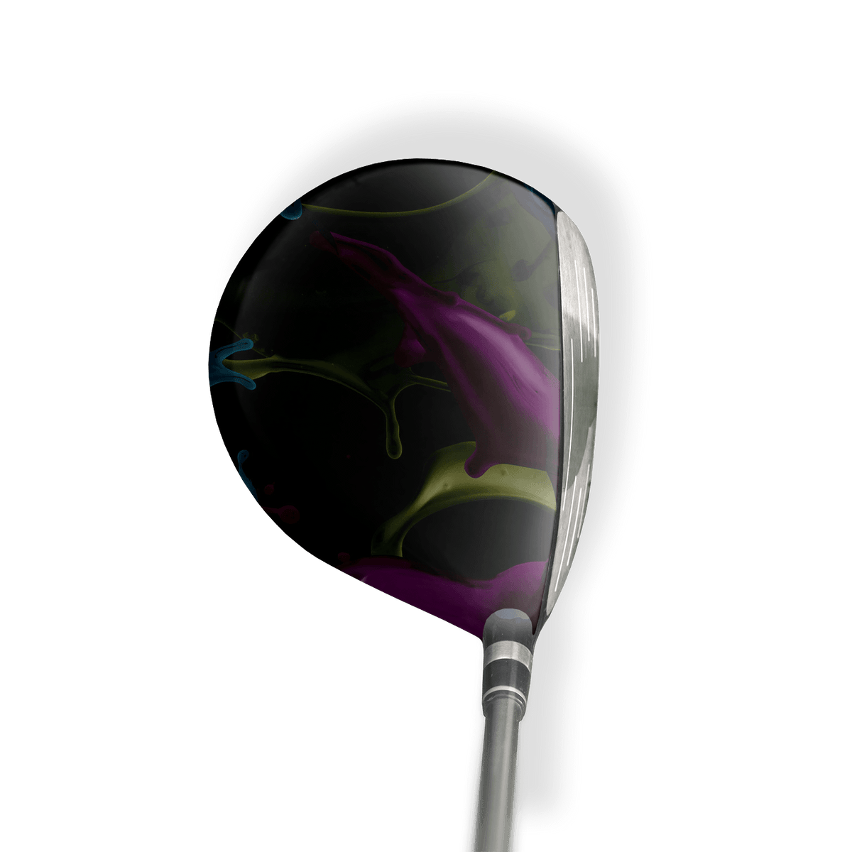 Fairway Wood / Hybrid Left Handed Paint Splatter Midnight Vinyl Wrap Skin