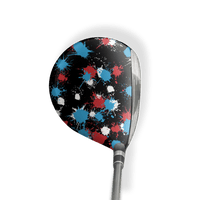 Fairway Wood / Hybrid Left Handed Paintball America Vinyl Wrap Skin