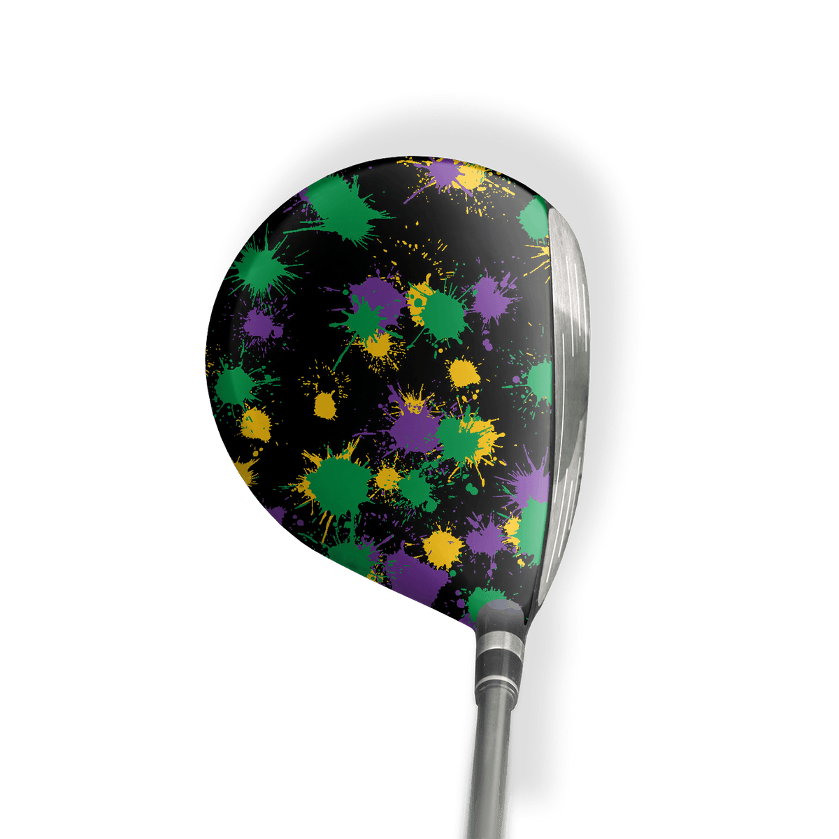 Fairway Wood / Hybrid Left Handed Paintball Mardi Gras Vinyl Wrap Skin