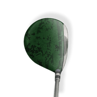 Fairway Wood / Hybrid Left Handed Party Popper Elite Green Vinyl Wrap Skin
