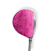 Fairway Wood / Hybrid Left Handed Party Popper Elite Magenta Vinyl Wrap Skin