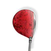 Fairway Wood / Hybrid Left Handed Party Popper Elite Red Vinyl Wrap Skin