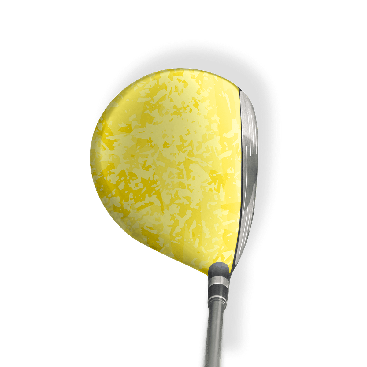 Fairway Wood / Hybrid Left Handed Party Popper Elite Yellow Vinyl Wrap Skin