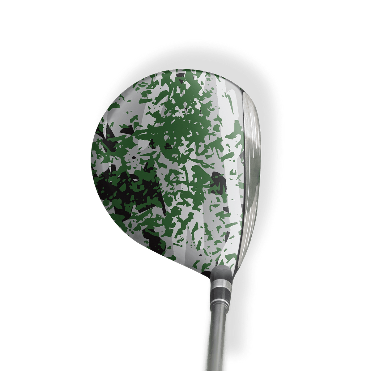 Fairway Wood / Hybrid Left Handed Party Popper Green Tiger Vinyl Wrap Skin