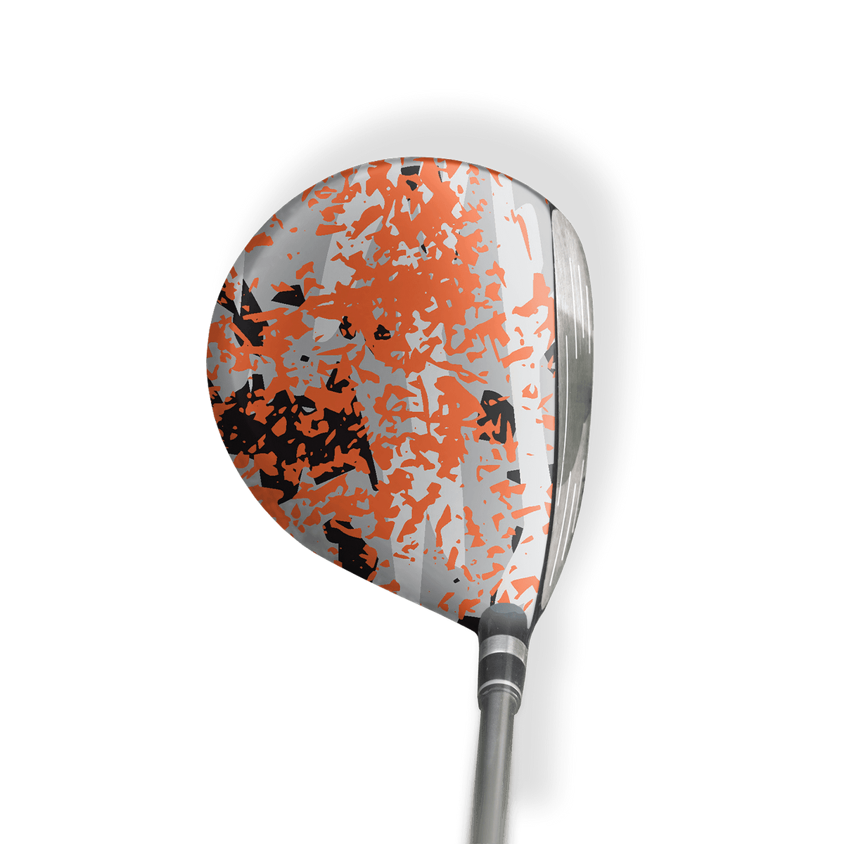 Fairway Wood / Hybrid Left Handed Party Popper Orange Tiger Vinyl Wrap Skin