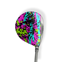 Fairway Wood / Hybrid Left Handed Party Popper Original Color Vinyl Wrap Skin
