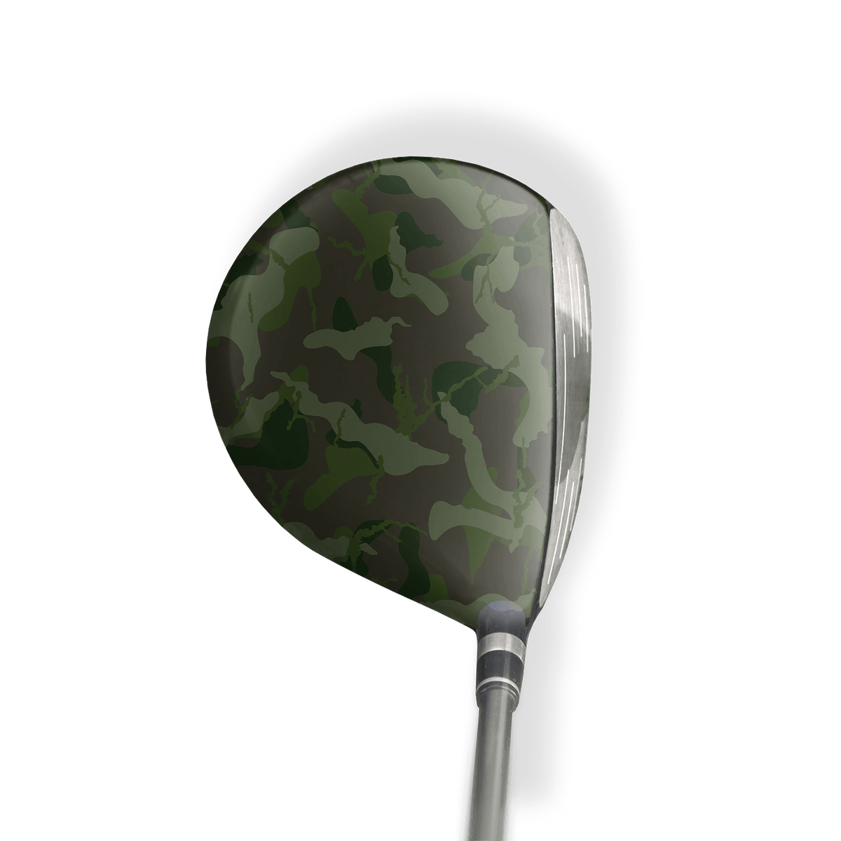 Fairway Wood / Hybrid Left Handed Ragged Army Dark Green Vinyl Wrap Skin