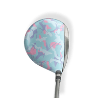 Fairway Wood / Hybrid Left Handed Ragged Cotton Candy Vinyl Wrap Skin