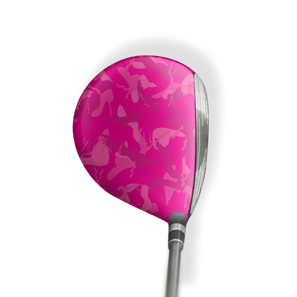 Fairway Wood / Hybrid Left Handed Ragged Elite Magenta Vinyl Wrap Skin