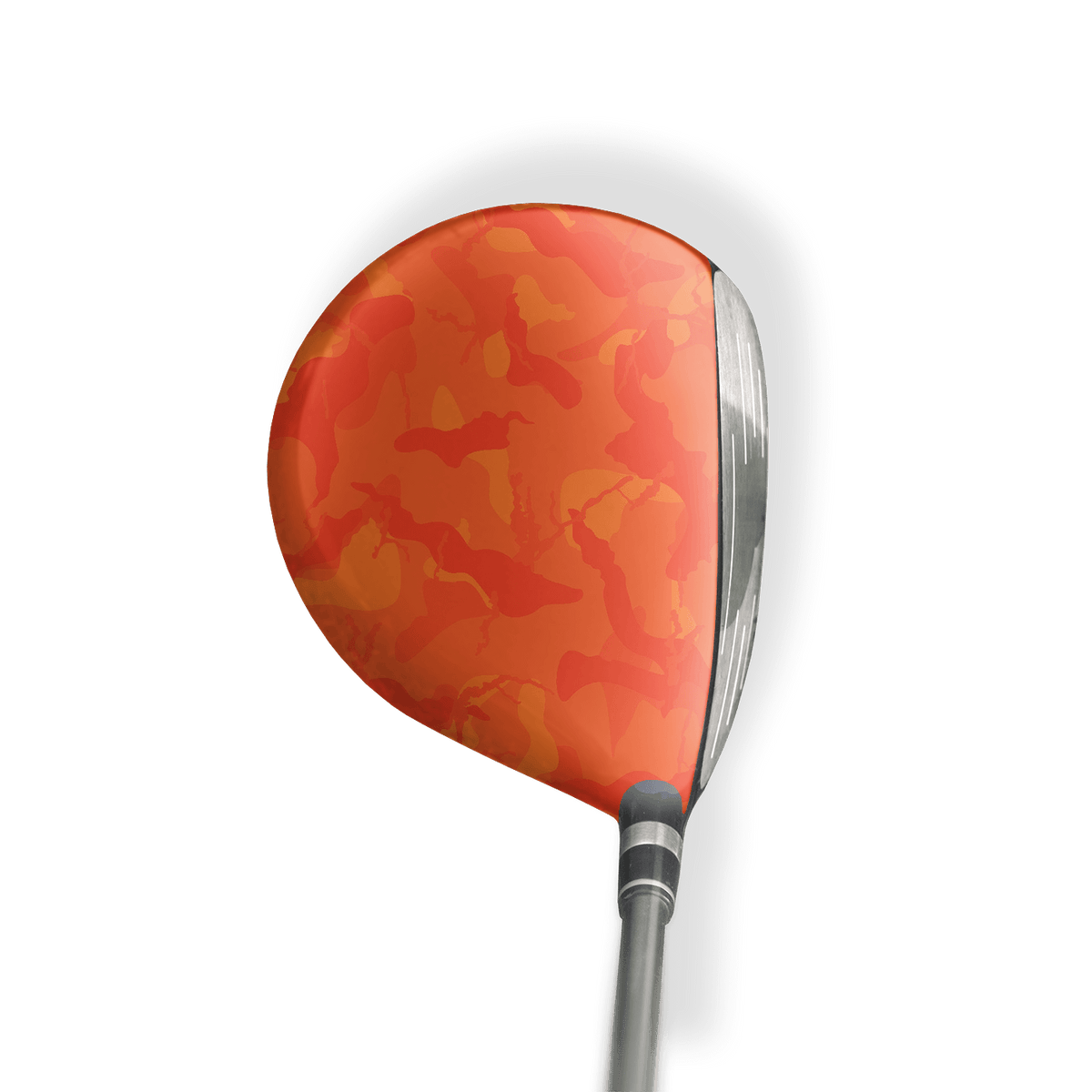 Fairway Wood / Hybrid Left Handed Ragged Elite Orange Vinyl Wrap Skin