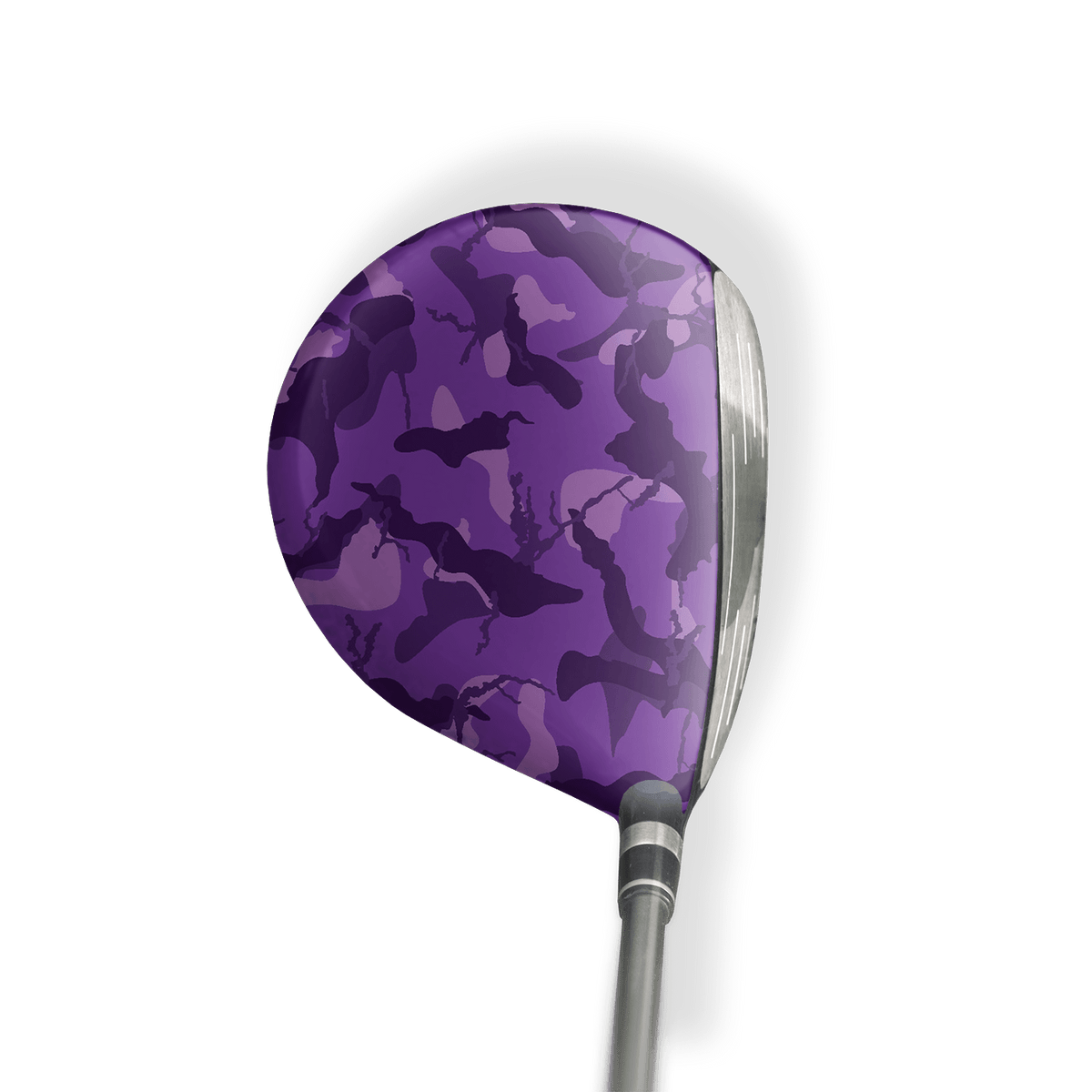 Fairway Wood / Hybrid Left Handed Ragged Elite Purple Vinyl Wrap Skin