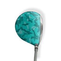 Fairway Wood / Hybrid Left Handed Ragged Elite Tiffany Blue Vinyl Wrap Skin