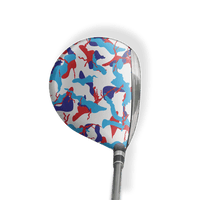 Fairway Wood / Hybrid Left Handed Ragged M Series Vinyl Wrap Skin