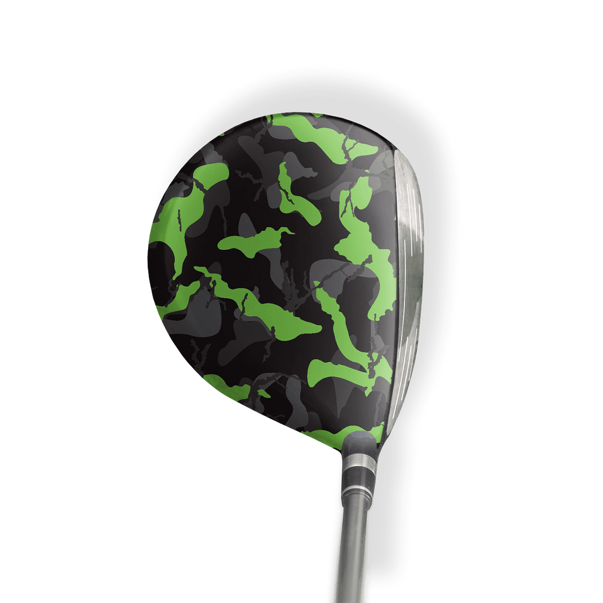 Fairway Wood / Hybrid Left Handed Ragged Metro Green Vinyl Wrap Skin
