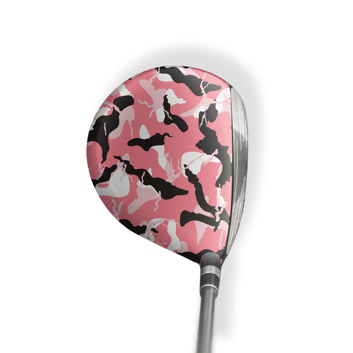 Fairway Wood / Hybrid Left Handed Ragged Pink Vinyl Wrap Skin