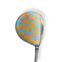 Fairway Wood / Hybrid Left Handed Ragged Sherbert Vinyl Wrap Skin
