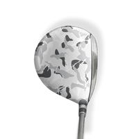 Fairway Wood / Hybrid Left Handed Ragged Snow Vinyl Wrap Skin