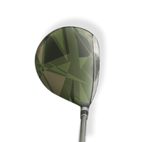 Fairway Wood / Hybrid Left Handed Sharp Army Green Vinyl Wrap Skin