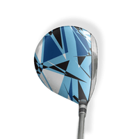 Fairway Wood / Hybrid Left Handed Sharp Baby Blue Vinyl Wrap Skin