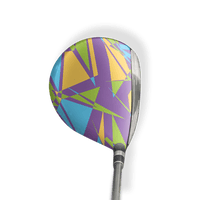 Fairway Wood / Hybrid Left Handed Sharp Carnival Vinyl Wrap Skin