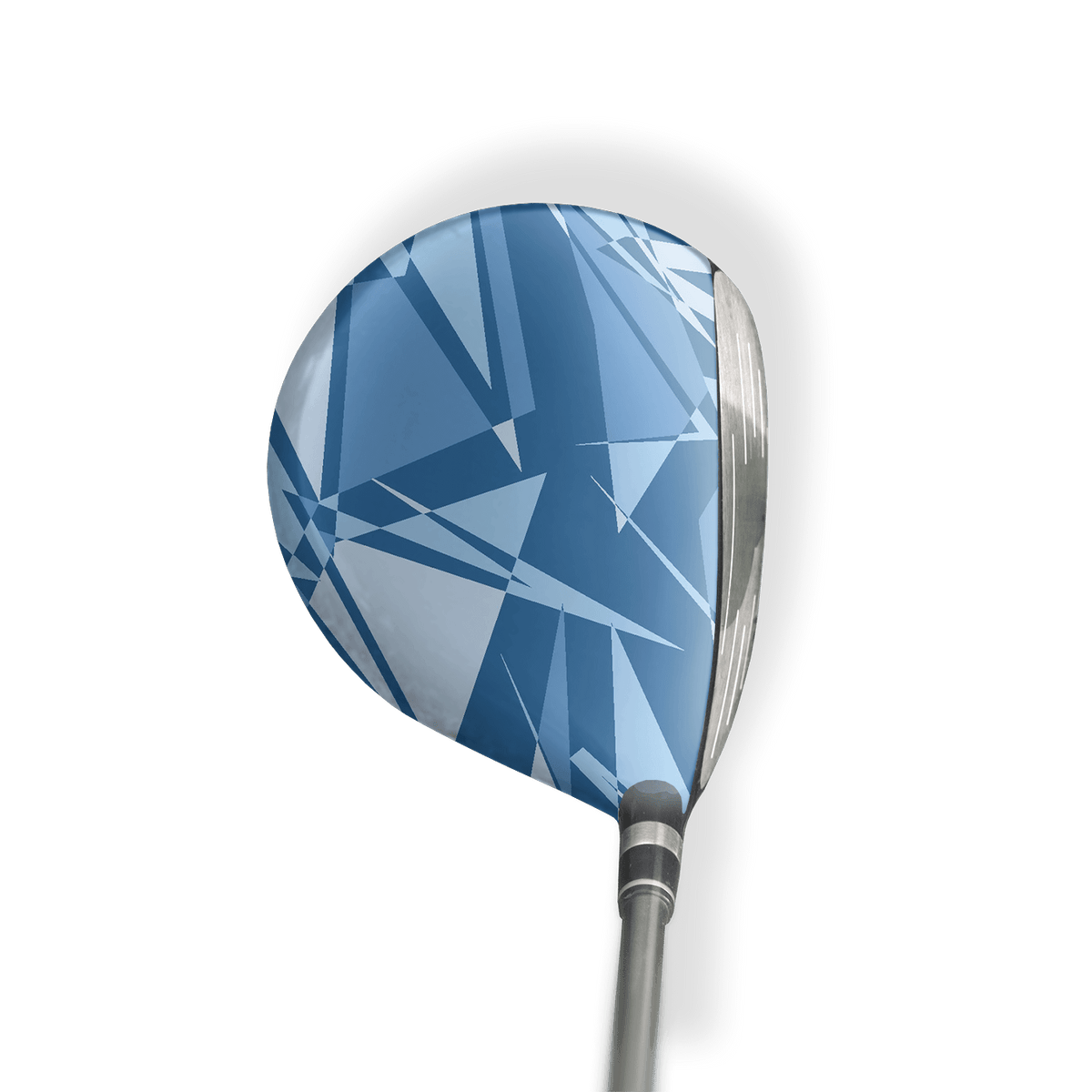 Fairway Wood / Hybrid Left Handed Sharp Cool Blue Vinyl Wrap Skin