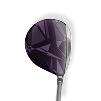 Fairway Wood / Hybrid Left Handed Sharp Darkwing Vinyl Wrap Skin