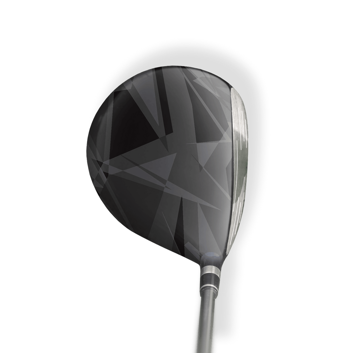 Fairway Wood / Hybrid Left Handed Sharp Elite Black Vinyl Wrap Skin