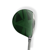 Fairway Wood / Hybrid Left Handed Sharp Elite Green Vinyl Wrap Skin