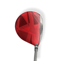 Fairway Wood / Hybrid Left Handed Sharp Elite Red Vinyl Wrap Skin