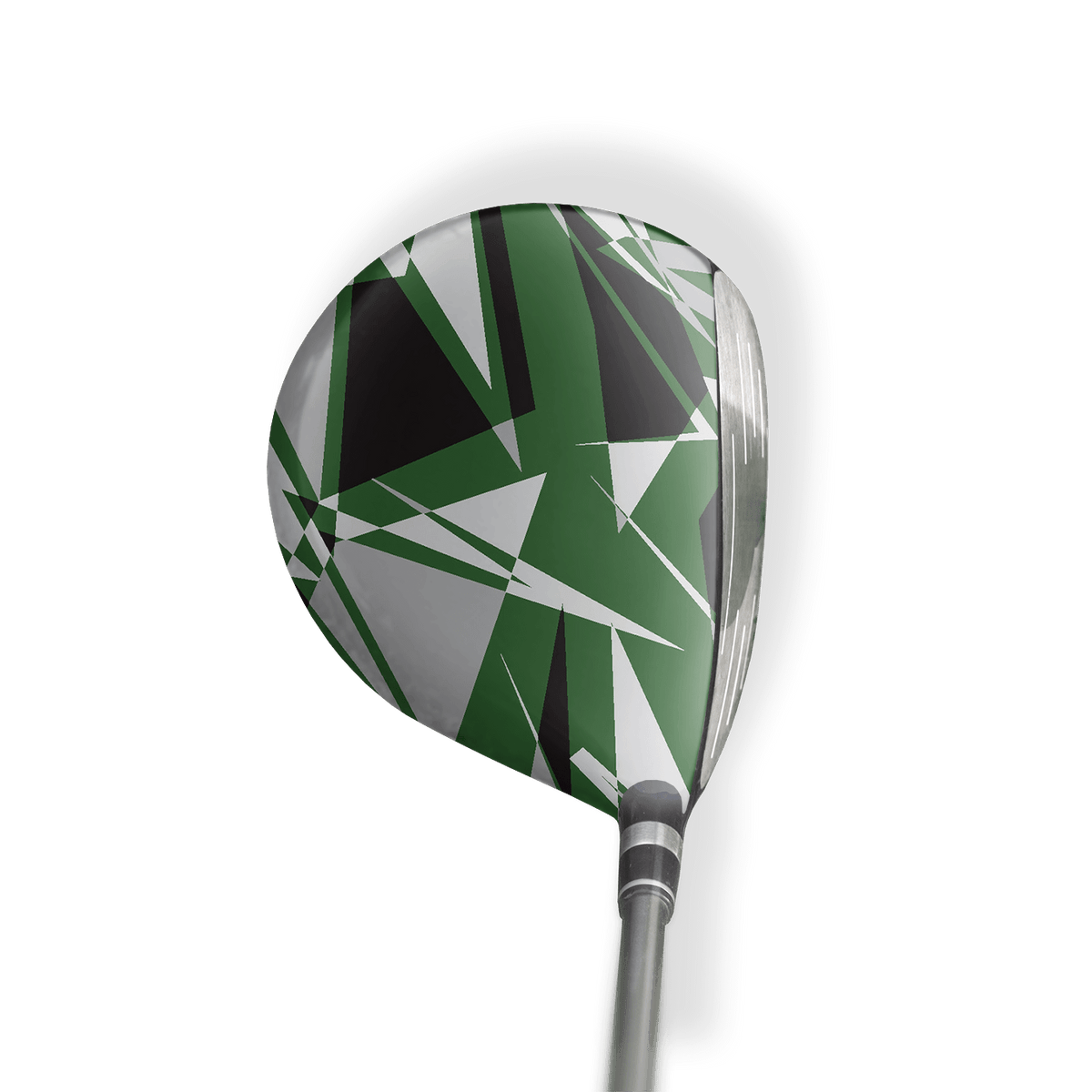 Fairway Wood / Hybrid Left Handed Sharp Green Tiger Vinyl Wrap Skin