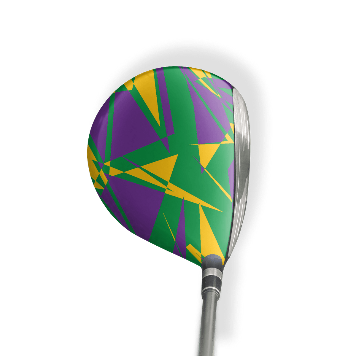 Fairway Wood / Hybrid Left Handed Sharp Mardi Gras Vinyl Wrap Skin