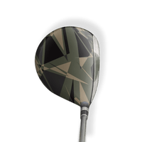 Fairway Wood / Hybrid Left Handed Sharp Militant Charcoal Vinyl Wrap Skin