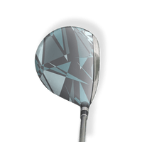 Fairway Wood / Hybrid Left Handed Sharp Overcast Vinyl Wrap Skin