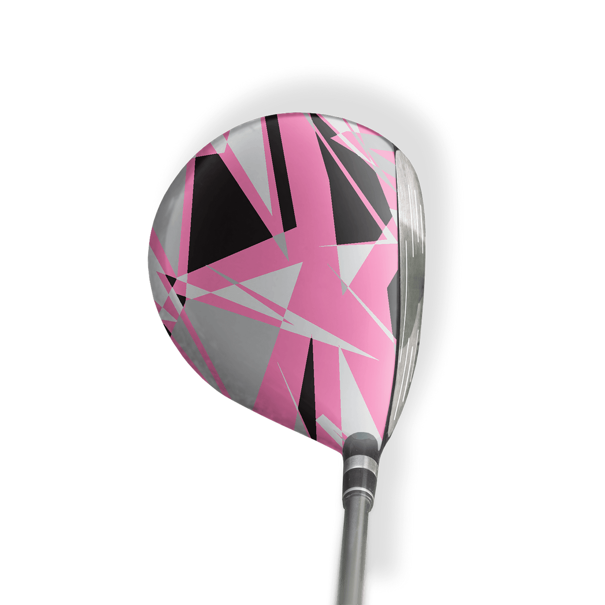 Fairway Wood / Hybrid Left Handed Sharp Pink Tiger Vinyl Wrap Skin