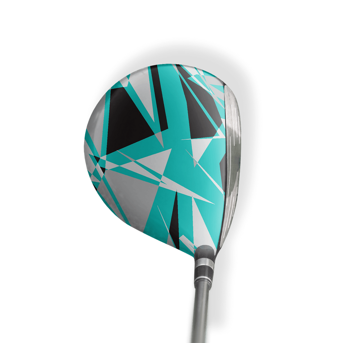 Fairway Wood / Hybrid Left Handed Sharp Tiffany Blue Tiger Vinyl Wrap Skin