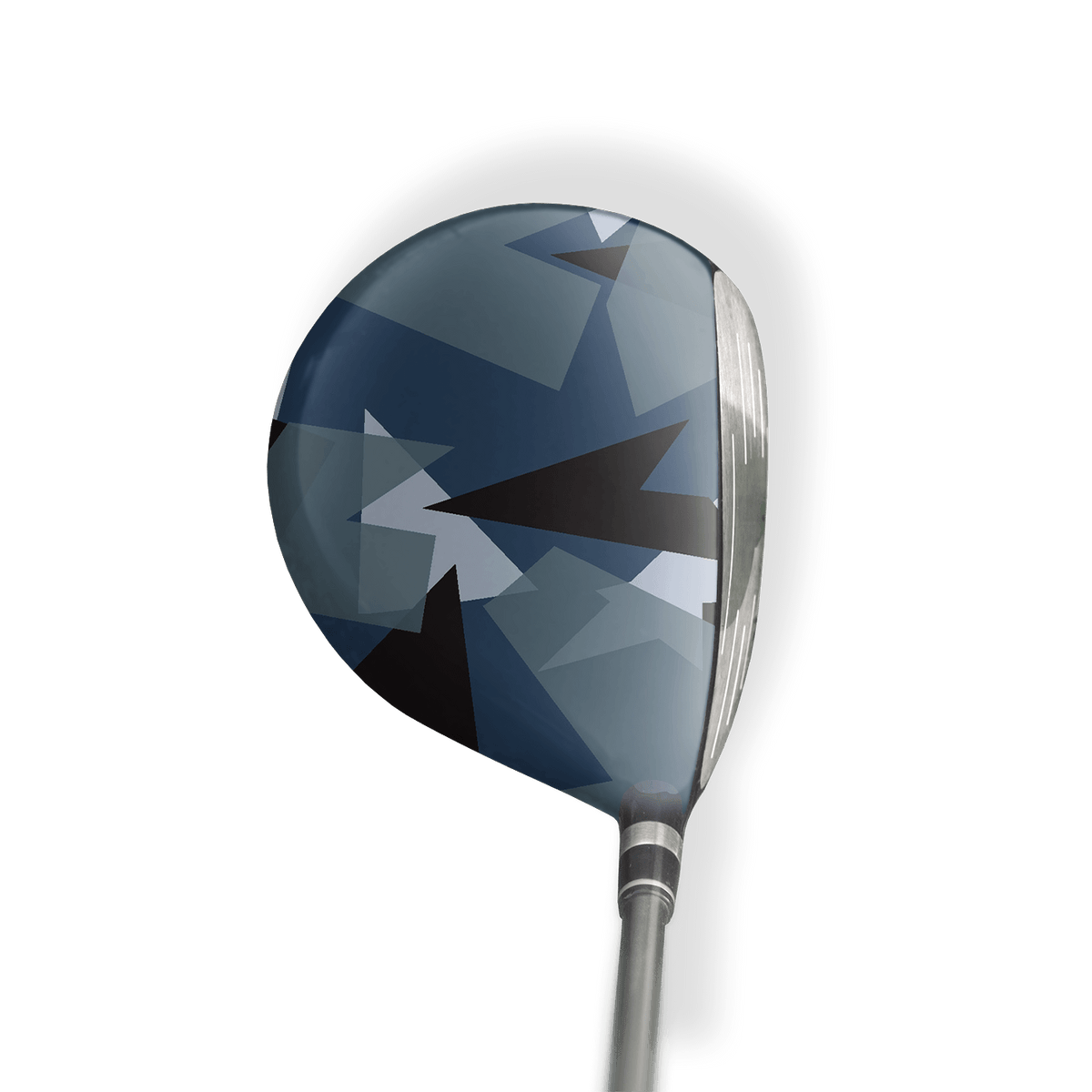 Fairway Wood / Hybrid Left Handed Shattered Navy Vinyl Wrap Skin
