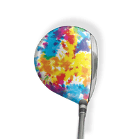 Fairway Wood / Hybrid Left Handed Tie Dye Classic Vinyl Wrap Skin